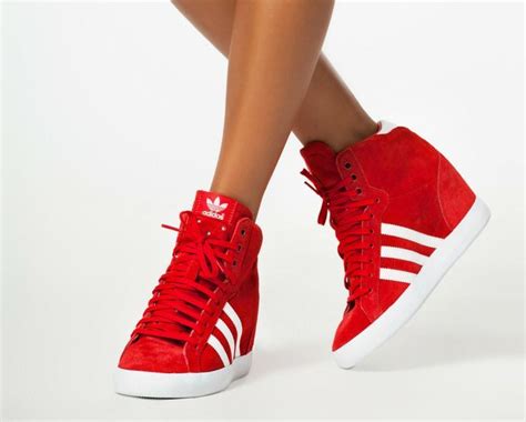 adidas wedge sneakers red|high top wedge sneakers Adidas.